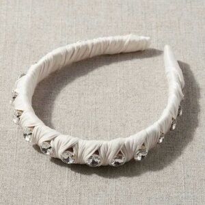 NWT Anthropologie Minette Headband Ivory